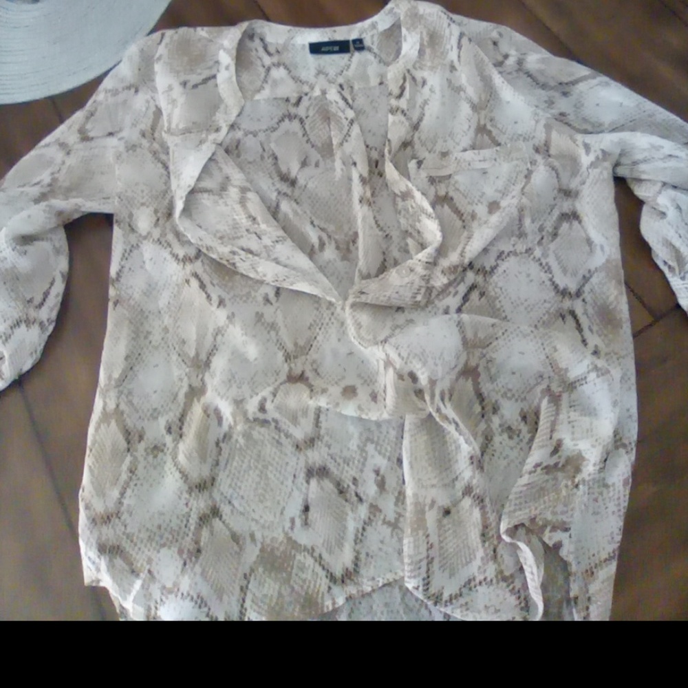 Sheer blouse